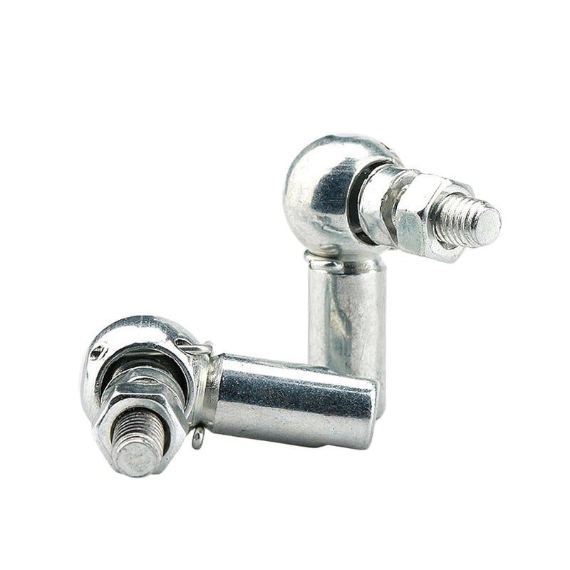 CS10 6X1 رأس كرة مفصل قضيب نهاية محمل M5 M6 M8 M10 زاوية قائمة حلقة مضادة للغبار - Image 2